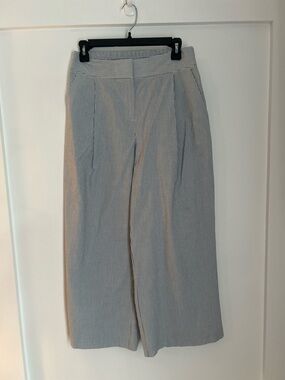 DREW Seersucker Wide Leg Pants Size Medium